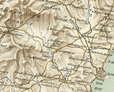 Tan House Farm 1891 Bradford map 216-7-15 